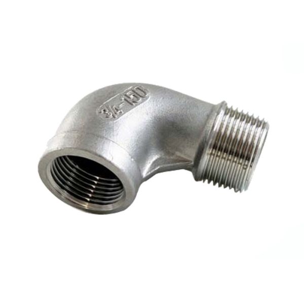 1/4 to 4 BSP SS304 Stainless Steel 90 degree threaded elbow fitting