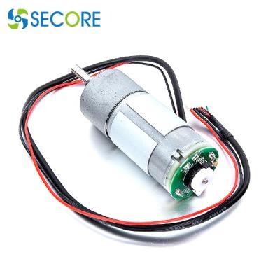 Customized DC Spur Gear Motor 9V - 24V 15W All Metallic High Torque With Encoder