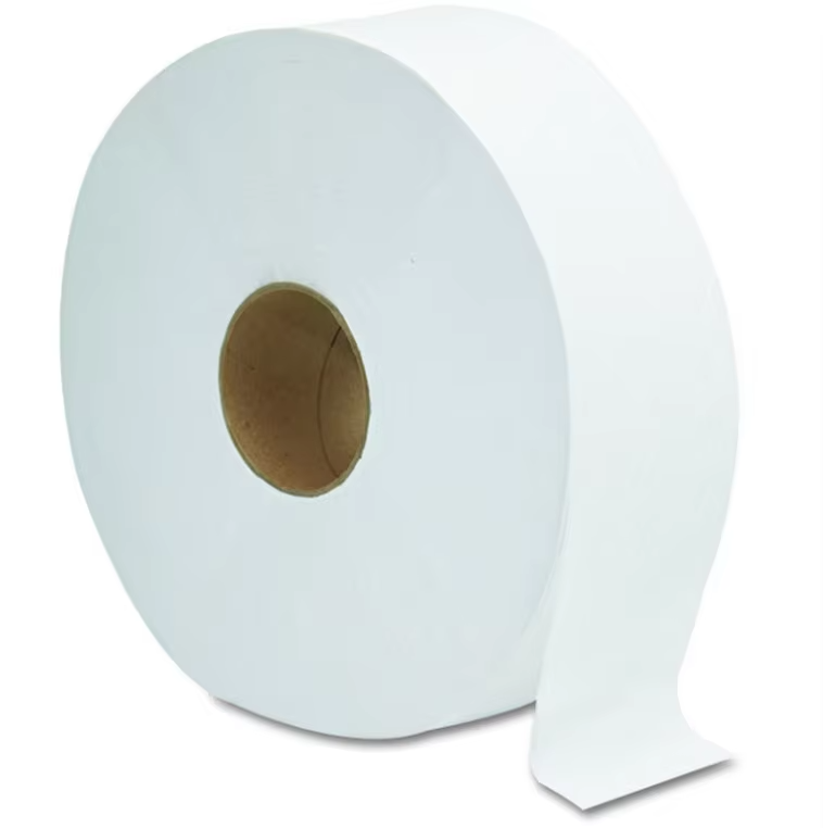 Hot Selling OURRU Jumbo Roll 2-Ply Eco-Friendly Bamboo Pulp Toilet Paper for Large Shopping Malls and Hotels