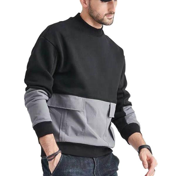 Camiseta lisa de Crewneck do peso pesado da camiseta do pescoço de grupo de 100 homens do algodão 250gsm