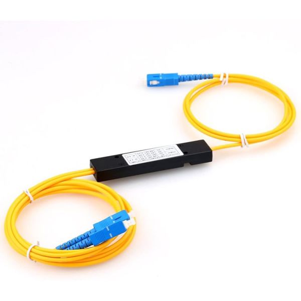 1*2 Fiber Optic Coupler double wavelength 1310 1550nm  1*2 Fbt Fiber Optic Splitter Fiber Optic Fbt Splitter Abs BOX