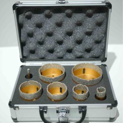 7PCs Diamond Tip Hole Saw 6mm-75mm Ceramic Tile Hole Saw With Rotary Drills