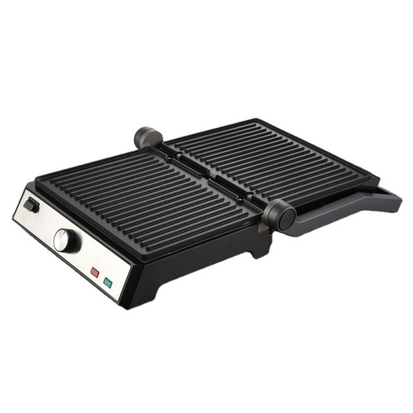 2000W Electric Digital Big Contact BBQ Smokeless Grill Home Cooking Appliance Detachable 4/6 Slice Panini Maker