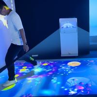 Une machine de projection interactive mobile tout en un pour les enfants