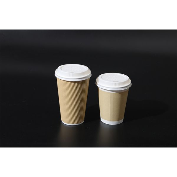 PLA Strawless Lid 90 Mouth Sides Eco-Friendly 100% Composable BPI Certificated White Black