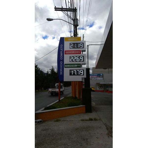 Electronic Gas Price Sign, Digital Gas Price Sign, LED Gas Station Sign, Gas Station LED Sign