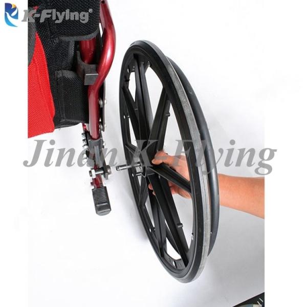 Aluminum Medical Rehabilitation Equipment Walking Assist Folding Manual Wheelchair