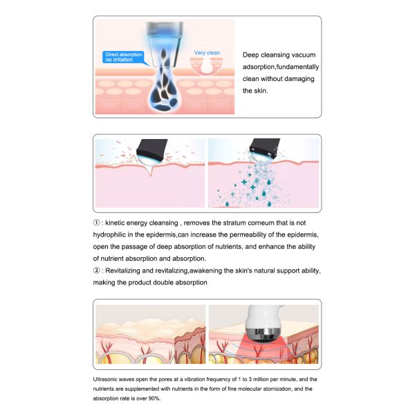 8 in 1 multifunctional water peel microdermabrasion facial machine for acne treatment