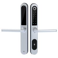 Empreinte digitale Cadre en aluminium Bluetooth APP Fermeture de porte avec carte de code
