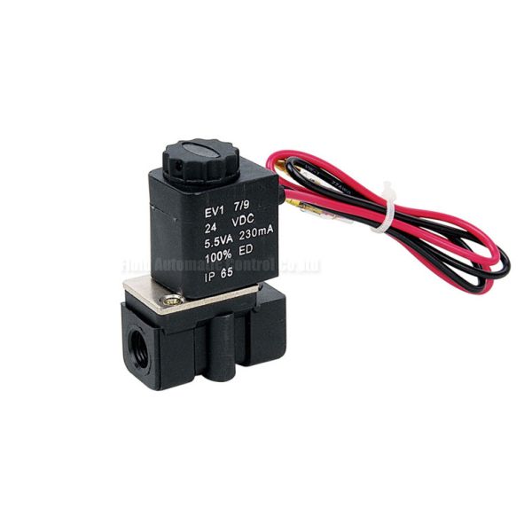 клапан соленоида пластмассы 2.5mm стальной двух позиционный двухсторонний, сразу действующий клапан