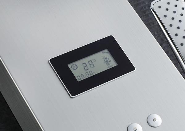OEM / ODM ROVATE Shower Panel With Waterfall Head Water Temp Accurate To ±1°C