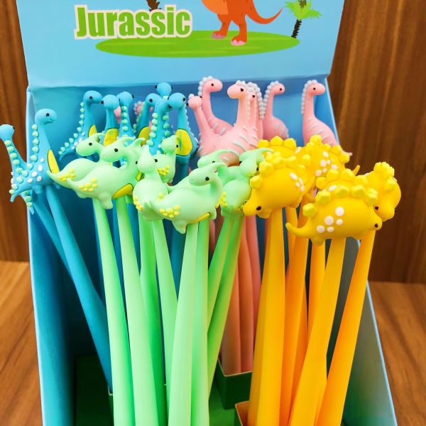 Cartoon Dinosaur Neutral Pen Silicone Cute Personalized Promotion Gel Pen