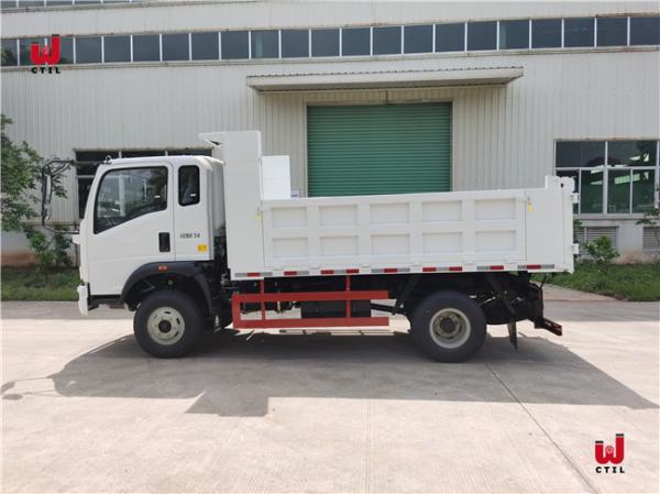Small Tip Truck HOWO 2 Ton 5 Ton Light Duty Dump Tipper Truck