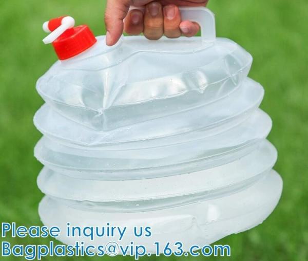 Portable Water Storage Jug, Water Carrier, Foldable Canteen, Outdoors BBQ Camping Hiking