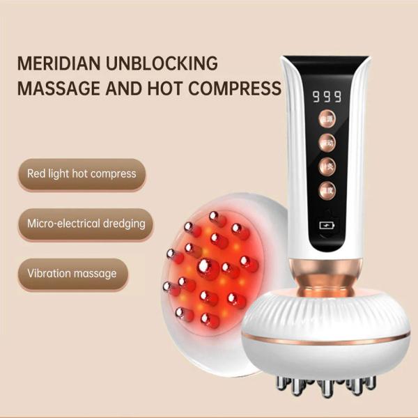 EMS Microcurrent Electric Body Slimming Massager Body Meridian Massage Brush