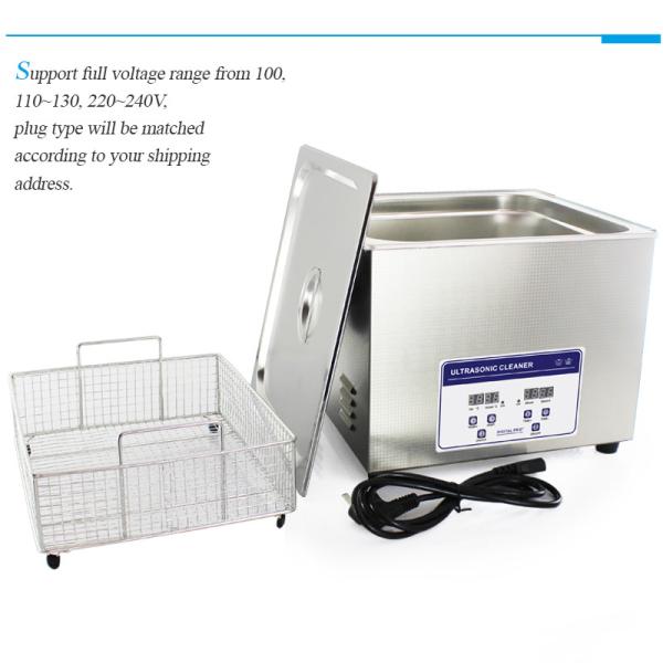 360 W 40khz 15L Laboratory Digital Ultrasonic Cleaner For Lab Tool Cleaning
