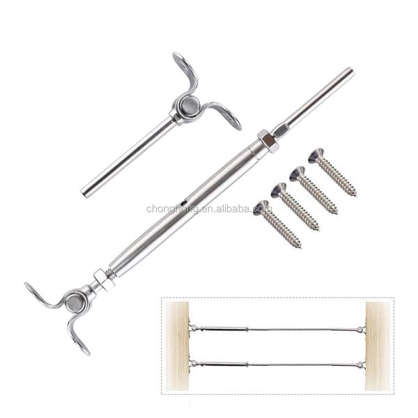 Cables de acero inoxidable de tipo 316 para barandillas de cubierta Hardware 250FT T316 Cables de avión 7x7/1x19/7x19 Cables de alambre