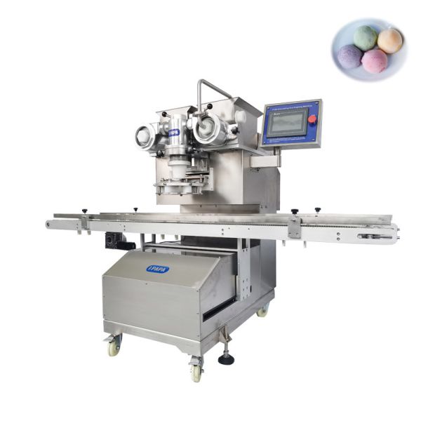 P180 Automatic Mochi Ice Cream Maker Ball Forming Automatic Encrusting Machine 60-99pcs/min