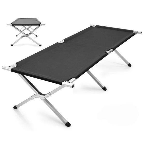 Folding Camping Cot with Storage Bag for Adults, Portable and Lightweight Sleeping Bed for Outdoor Traveling, Hiking