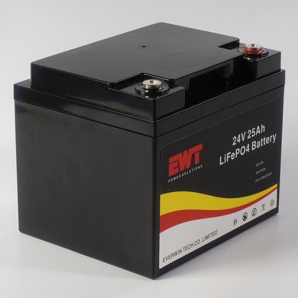LFP 24V 18AH Shell de alumínio LifePO4 Bateria para armazenamento Solar Light Battery Pack