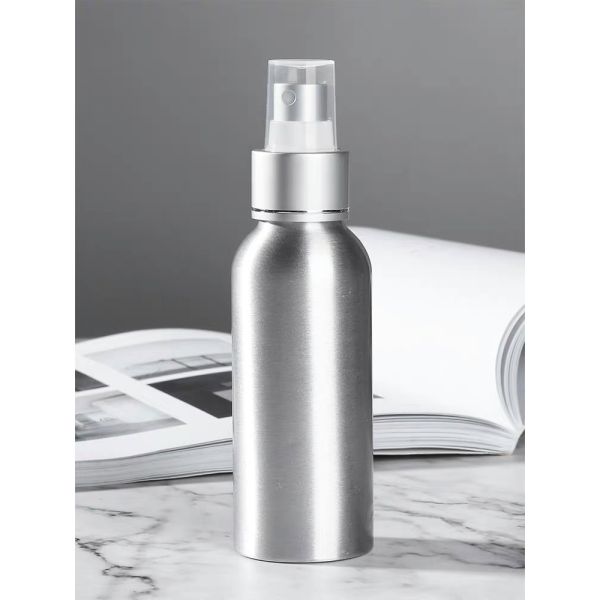 Анти- УЛЬТРАФИОЛЕТОВАЯ алюминиевая косметическая бутылка герметизируя 100ml 150ml с ярлыком