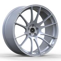 Hyper Silver 1 Piece Forged Wheels Spokes Monoblock Alloy Aluminum Rims