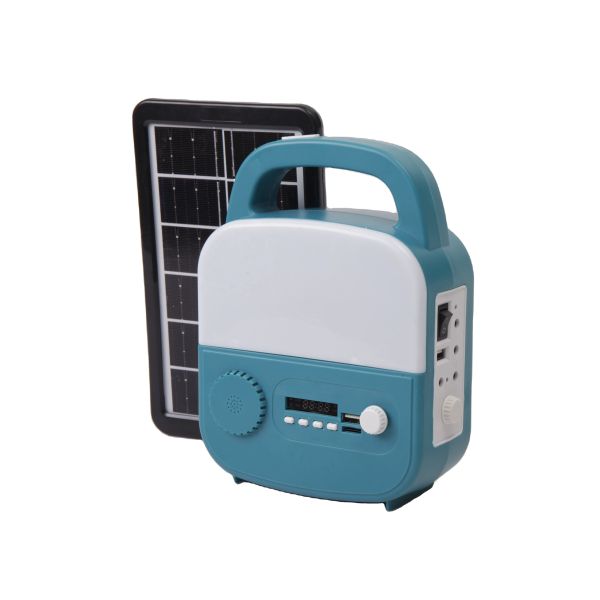 DC Solar Lighting System 41.6WH LED Light with Built-in Bluetooth Speaker and Radio