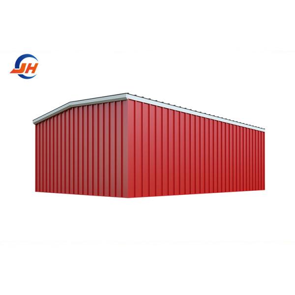 Telhado de chapa de aço única de capacidade para três carros 24x36 Garagem para pequena oficina de reparação de automóveis