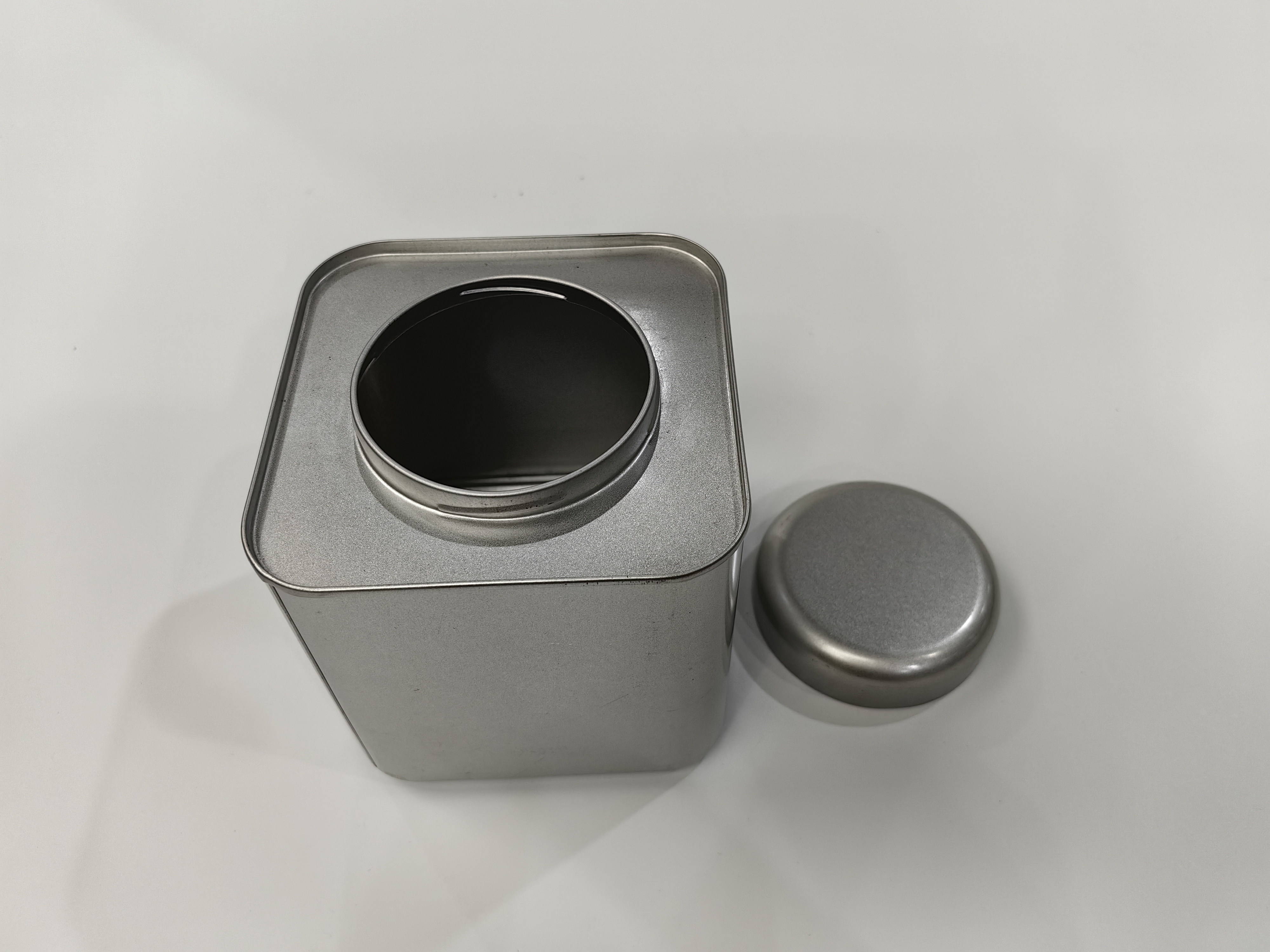 Food Grade Tinplate Cylinder Tin Box with Custom Logo for Biscuit Cookie Candy & Coffee