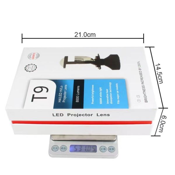 T9 LED Mini Spotlight 6500K Twin Beam Lamps Vibration Resistant for Bikes and Cars