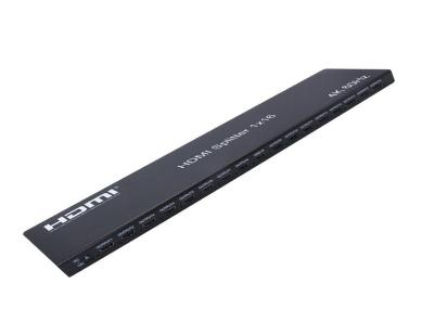 divisor video do prolongamento 1x16 4k 60hz HDMI da fibra de 3D HDMI