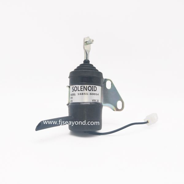 Fuel Stop Solenoid 16851-60014 For Mower RTV RTV900 Tractor Excavator