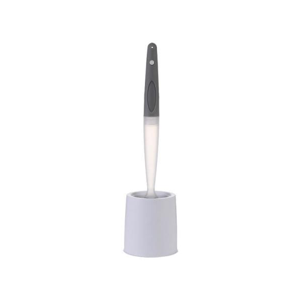 Cabeça Tpr macio do suporte do plástico de silicone da escova de limpeza da bacia de toalete do Oem do banheiro