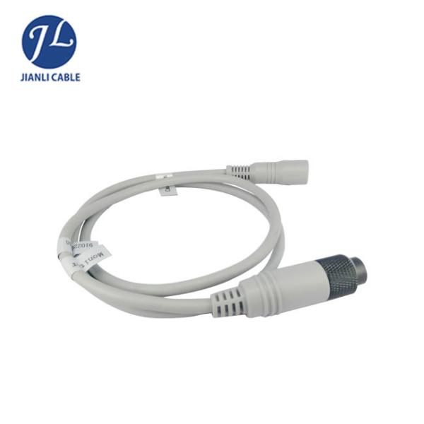 5.0MM OD IP68 Coaxial Backup Camera Cable Connect Six Pin / Mini Din Cable