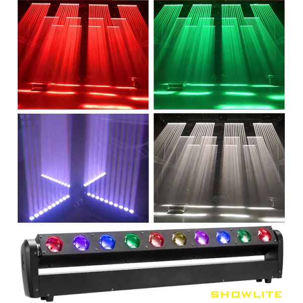 10x40w 4in1 RGBW Nightclub LED Moving Head Light , Rgb Laser Moving Head