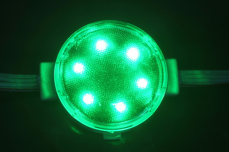 DC 24V 50mm IP65 полного цвета 1.5W раковины ПК привел лампу пиксела