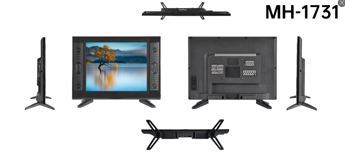 17-дюймовый LCD LED Малый телевизор Bluetooth Пластиковое жилье Домашнее небольшое телевизор