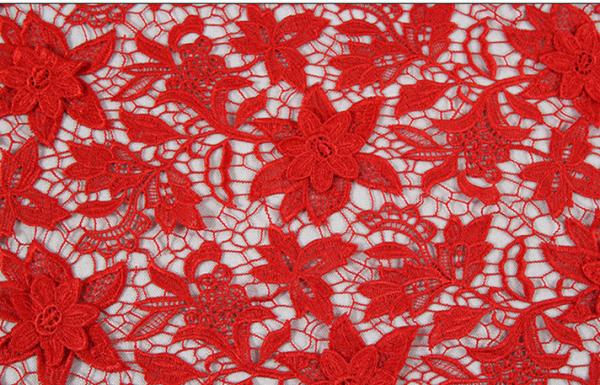 2018 Summer Newest Style chemical  Embroidery Fabric 140cm wide for wedding dress