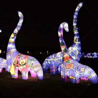 Chine Lumière de soie Arts personnalisée Couleur / Taille Décoration du Nouvel An Lumière de design