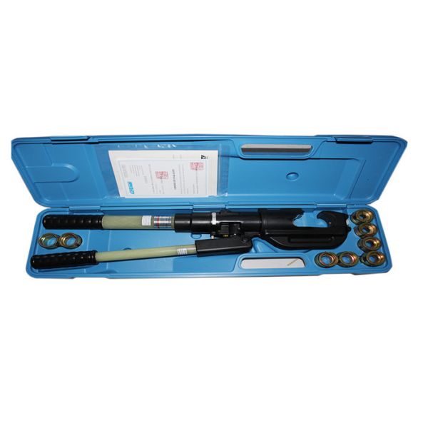EP-510 Hydraulic Crimping Tool with 50-400mm² Crimping Range, 13T Crimping Force, and 180° Rotatable Head for Cable Lugs