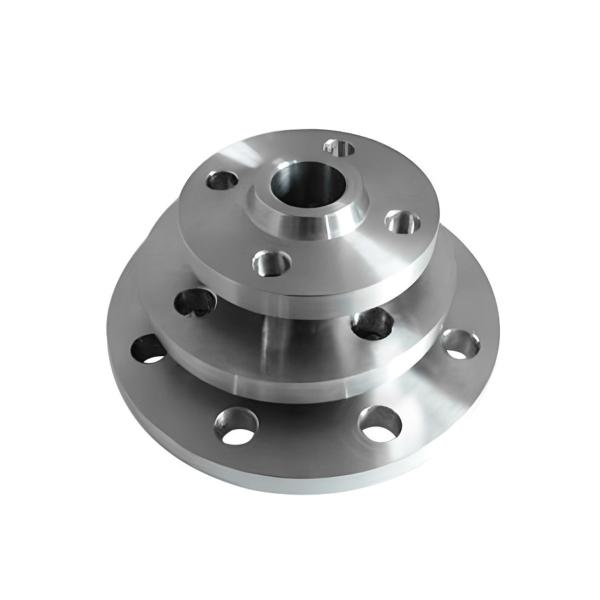 Circular Weld Neck Titanium Pipe Flange Polished Turned GR1 2 5 7 12 ASME B16.5 B16.47 For Valves