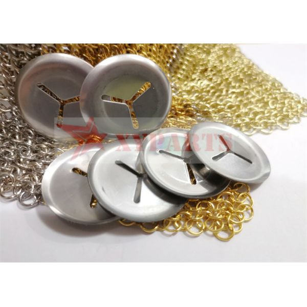 1.5 Inches Round Self Locking Insulation Washers polished CD Weld pins fixed