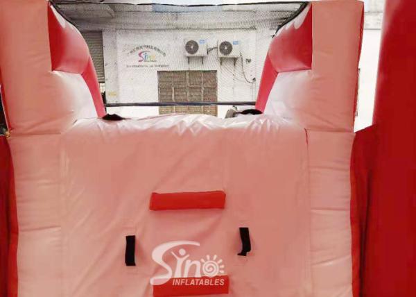 Commercial Grade Inflatable Christmas Jumping Castle With Slide For Kids And Adults