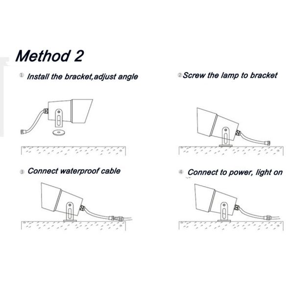 3W DC 12V Low Voltage Landscape Lighting Led Garden Lights Yard Lights IP67  Led Outside Lights Fixtures