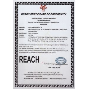 JINPAT Electronics Co., Ltd Certifications