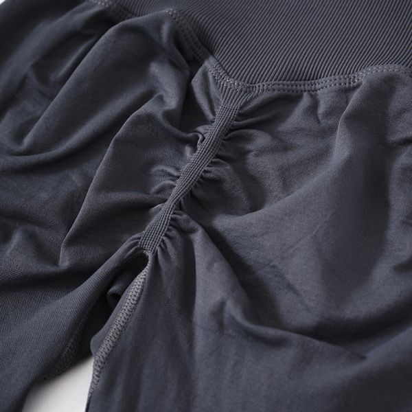 A annoncé le yoga de forme physique de polyester d'usine halète le bout droit élevé de taille fortement