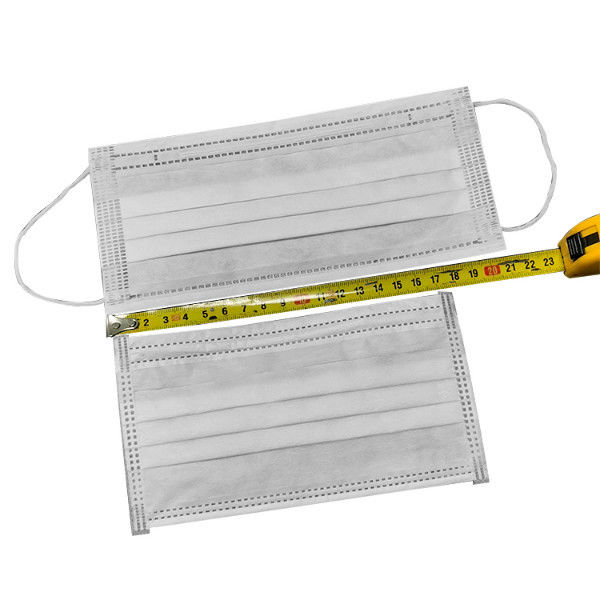 Mascarilla disponible no tejida blanca de 3 capas para el recinto limpio