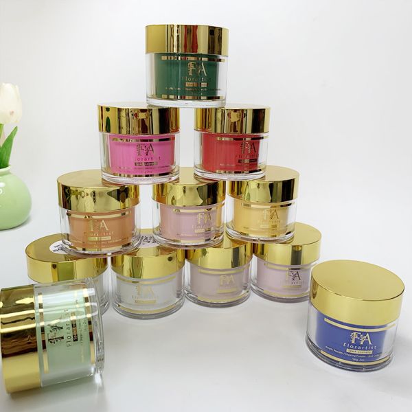 High Quality Acrylic Nail Kit Professional Full Set Acrylic Powder Milky White Nail Dip Powder Neon Pigment Powder for Nails