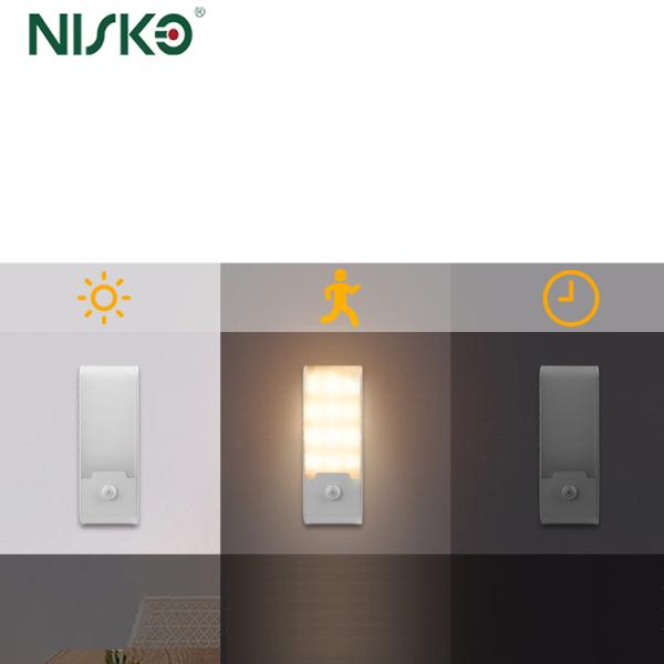 Wireless USB Rechargeable Wall Magnetic Induction Night Lamp Wardrobe Cabinet Lights