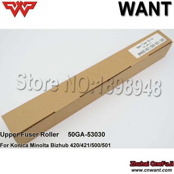 Upper Fuser Roller BH420 BH421 BH500 BH501 50GA-53030 50GE-53030 For Konica Minolta Bizhub 420/421/500/360 upper roller